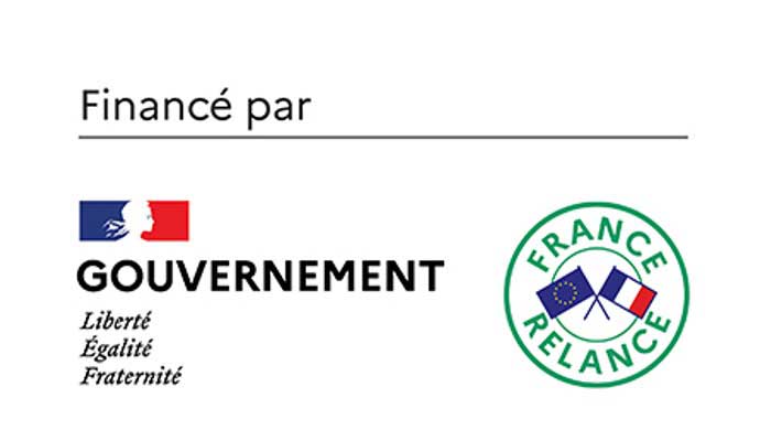 logo du gouvernement Français et de l'entité France relance, financeur de l'académie digitale des pme